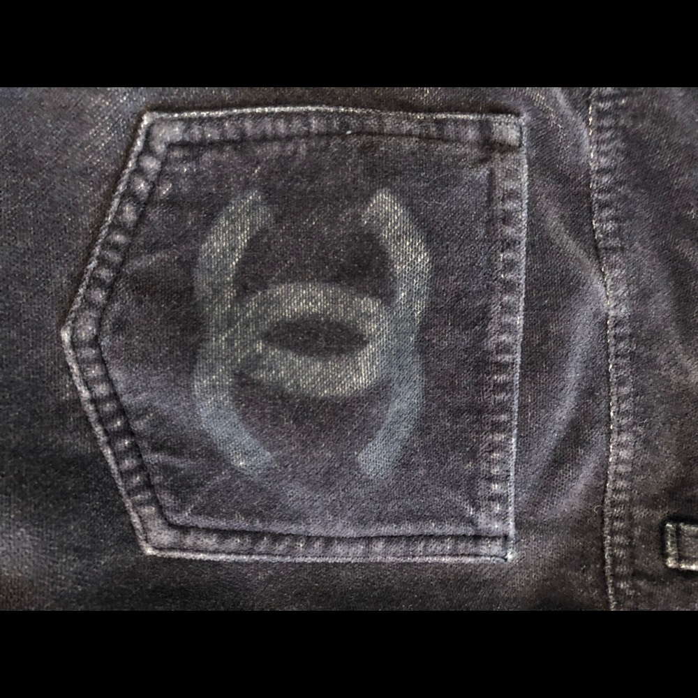 $1500 Chanel Velvet Pants Jeans Size 40 US 6 - Picture 6 of 8
